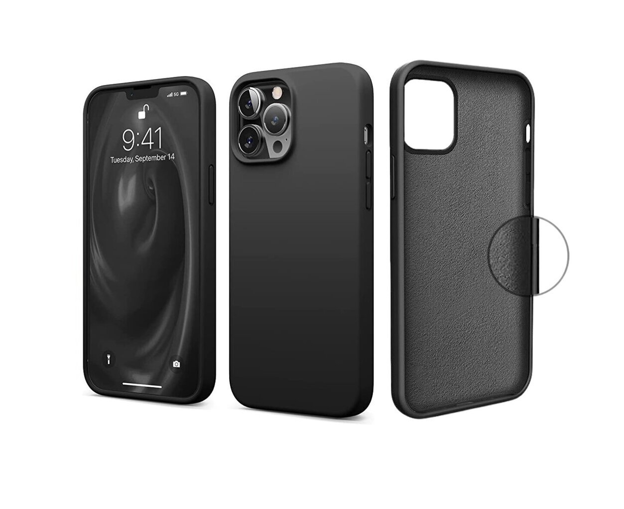 Jashinne Silicone Case Set 2in1 IP13P cena un informācija | Telefonu vāciņi, maciņi | 220.lv