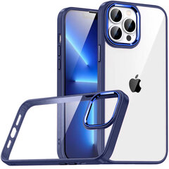 Premium Hard Case Apple iPhone 12/12 Pro Clear PC, blue цена и информация | Чехлы для телефонов | 220.lv