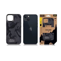 Tactical Camo Troop Cover for Apple iPhone 13 Black цена и информация | Чехлы для телефонов | 220.lv