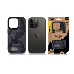 Tactical Camo Troop Cover for Apple iPhone 14 Pro Black цена и информация | Чехлы для телефонов | 220.lv