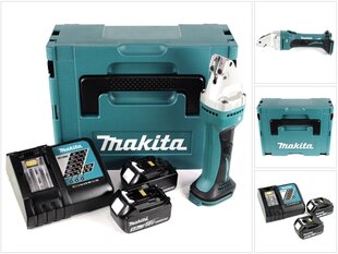 Жестяные ножницы Makita DJS 161 RTJ 18 V цена и информация | Пилы, циркулярные станки | 220.lv