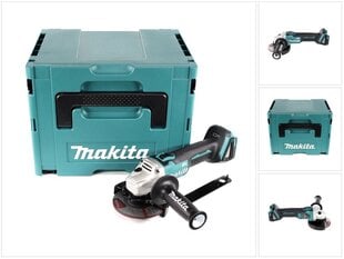 Аккумуляторная угловая шлифовальная машина Makita DGA 504 ZJ цена и информация | Шлифовальные станки | 220.lv