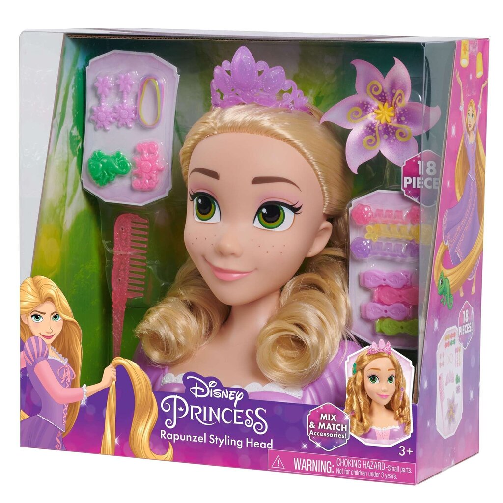 Lelle Disney Princess Rapunzel + aksesuāri цена и информация | Rotaļlietas meitenēm | 220.lv