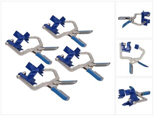 Leņķa spaile 90° 25 mm Kreg Set 4x Automaxx cena un informācija | Rokas instrumenti | 220.lv