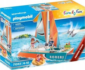 71043 Лодка Playmobil Катамаран, 53 д. цена и информация | Конструкторы и кубики | 220.lv