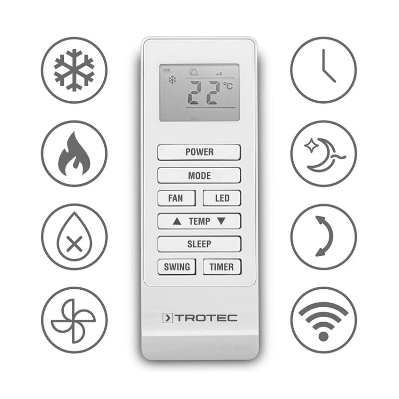 Gaisa kondicionētājs Trotec PAC-W 2650 SH cena un informācija | Gaisa kondicionieri, siltumsūkņi, rekuperatori | 220.lv