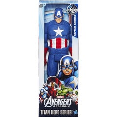 Фигурка Мстители - Titan Hero Power Captain America цена и информация | Игрушки для мальчиков | 220.lv