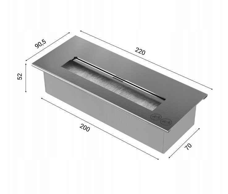 Biokamīns Kratki Biomisa mini TUV цена и информация | Kamīni | 220.lv