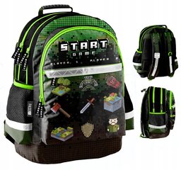 Школьный рюкзак Minecraft Paso, черный, оттенки зеленого, 20 л цена и информация | Школьные рюкзаки, спортивные сумки | 220.lv