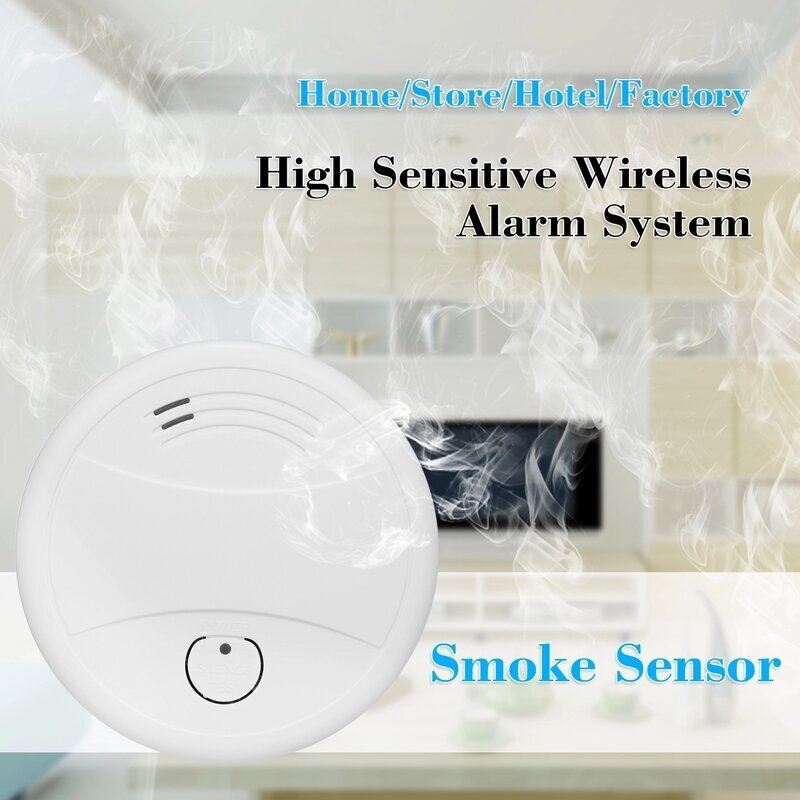 Viedais dūmu sensors Feelspot FS-MK02W cena un informācija | Gāzes, dūmu detektori | 220.lv