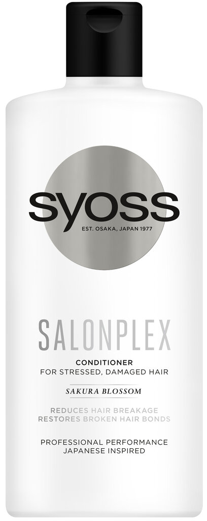 Syoss Salonplex balzams 440ml, 6 iepakojuma komplekts cena un informācija | Matu kondicionieri, balzāmi | 220.lv