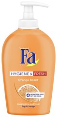 FA higiēna un svaigas šķidrās ziepes apelsīnu, 250 ml, 6 iepakojuma komplekts cena un informācija | Ziepes | 220.lv