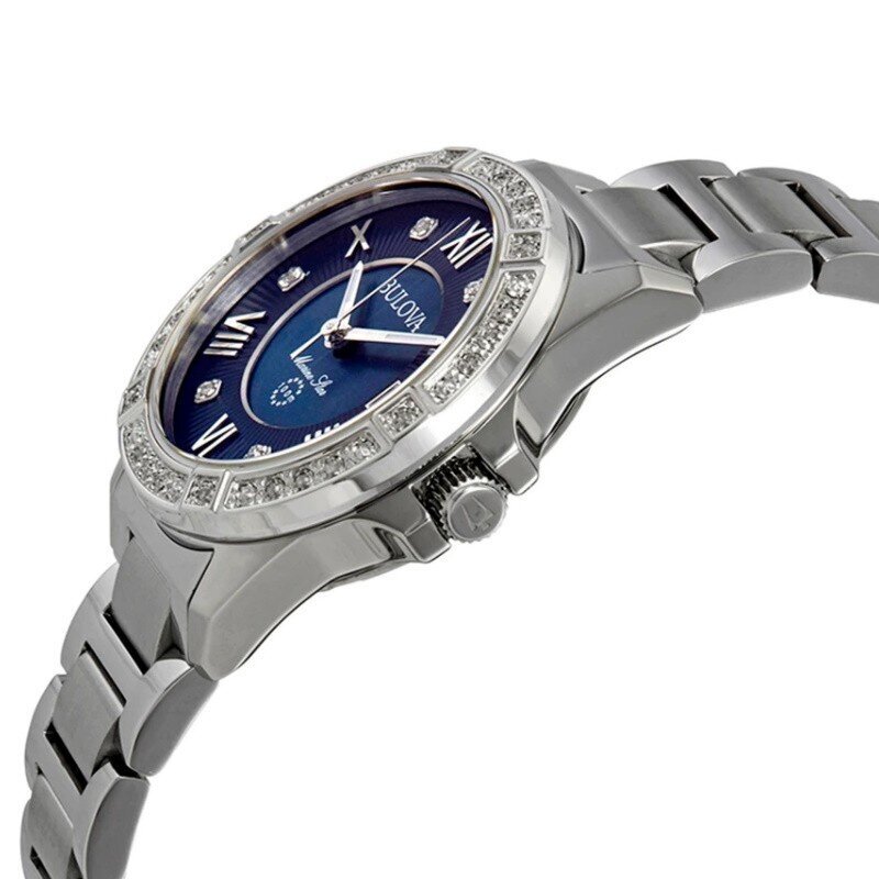 Sieviešu rokas pulkstenis Bulova Marine Star 96R215 cena un informācija | Sieviešu pulksteņi | 220.lv