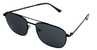 Polarizētas Saulesbrilles Ar Metāla Rāmīti Vīriešiem Trendy SP 132 C2 56-19, Gun Metal Krāsas cena un informācija | Saulesbrilles  vīriešiem | 220.lv