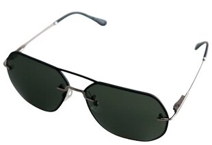 Polarizētas Saulesbrilles Ar Metāla Rāmīti Vīriešiem Trendy SP126 C3 58-15, Sudraba & Melnas Krāsas цена и информация | Солнцезащитные очки для мужчин | 220.lv