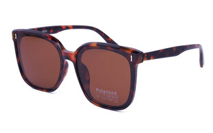 Polarizētas Saulesbrilles Sievietēm Trendy PL 506 C4 60-17, Brūnas & Havana Krāsas cena un informācija | Saulesbrilles sievietēm | 220.lv