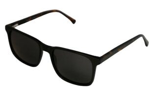 Поляризованные солнцезащитные очки для мужчин Trendy SP111 C2 54-18, черные & Havana  цена и информация | Солнцезащитные очки для мужчин | 220.lv