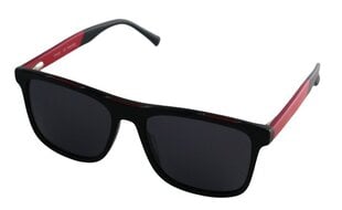 Поляризованные солнцезащитные очки для мужчин Trendy SP123 C1 55-17, черные & красные цена и информация | Солнцезащитные очки для мужчин | 220.lv