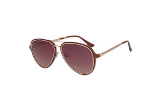 Солнцезащитные очки с металлической оправой для мужчин Eclat GF 100 C1 58-15, коричневый с золотом цена и информация | Солнцезащитные очки для мужчин | 220.lv