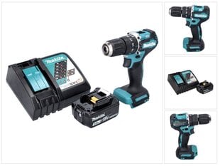 Аккумуляторная ударная дрель Makita DHP 487 RF1 цена и информация | Шуруповерты, дрели | 220.lv