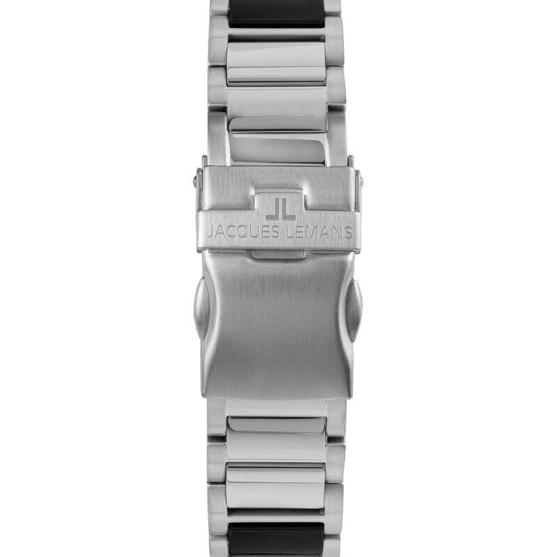 Vīriešu rokas pulkstenis Jacques Lemans Ceramic 42-10A cena un informācija | Vīriešu pulksteņi | 220.lv