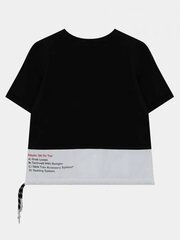 T-krekls zēniem Gulliver 12106BMC1210, melns/balts cena un informācija | Zēnu krekli | 220.lv