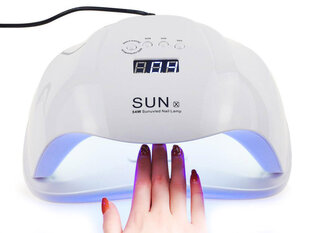 UV/LED nagu lampa SUN X, 36 LED 54W cena un informācija | Pedikīra, manikīra piederumi | 220.lv