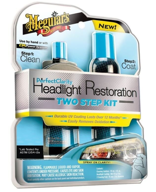 Plastmasas lukturu pulēšanas komplekts Meguiars Headlight Restoration G2000 cena un informācija | Auto ķīmija | 220.lv
