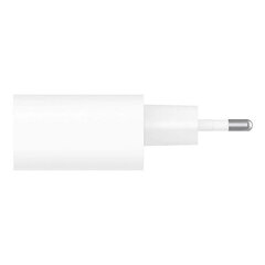Сетевая зарядка Belkin Boost Charge USB-C PD 3.0 PPS 25W белая цена и информация | Зарядные устройства для телефонов | 220.lv