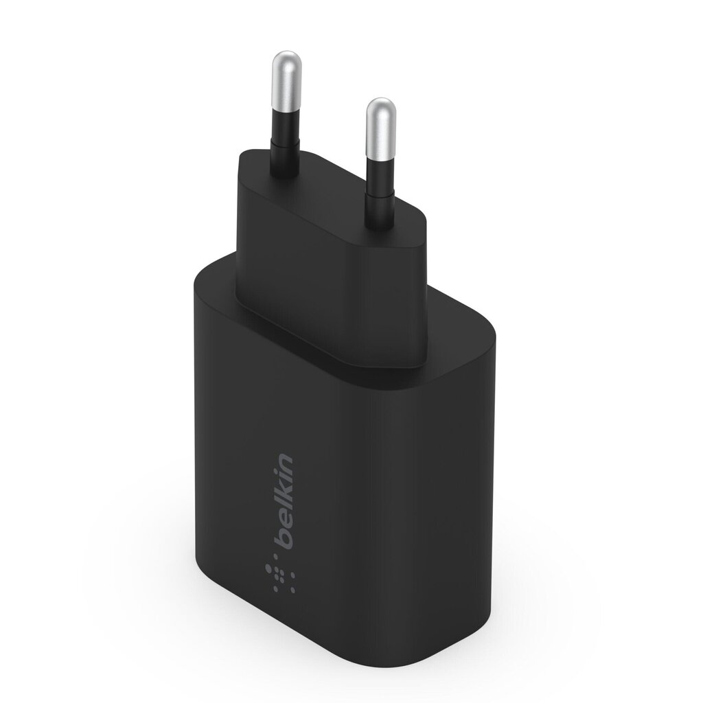 Адаптер Сетевая зарядка Belkin Boost Charge USB-C PD 3.0 PPS 25W черная  цена | 220.lv