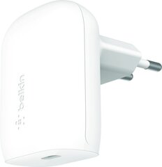 Сетевая зарядка Belkin Boost Charge USB-C PD 3.0 PPS 30W белая цена и информация | Зарядные устройства для телефонов | 220.lv