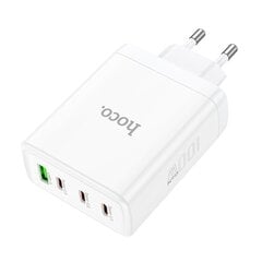 Lādētājs Hoco N31 PD100W 3xType-C/1xUSB-A balts cena un informācija | Lādētāji un adapteri | 220.lv