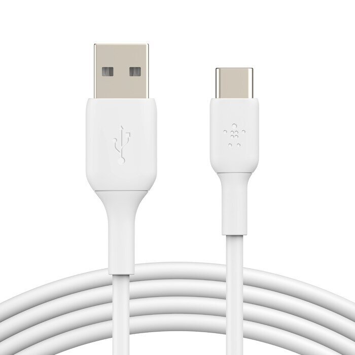 USB kabelis Belkin Boost Charge USB-A to USB-C 2.0m balts cena un informācija | Savienotājkabeļi | 220.lv