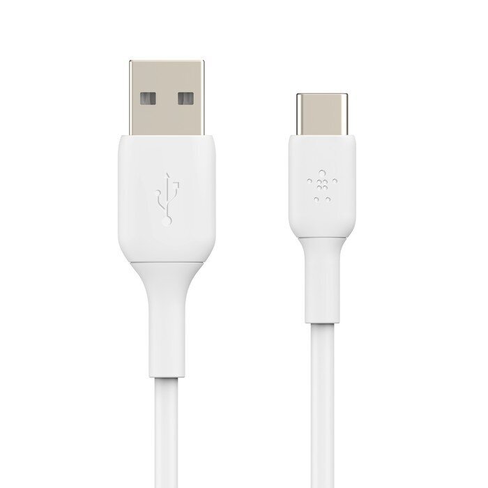 USB kabelis Belkin Boost Charge USB-A to USB-C 2.0m balts cena un informācija | Savienotājkabeļi | 220.lv