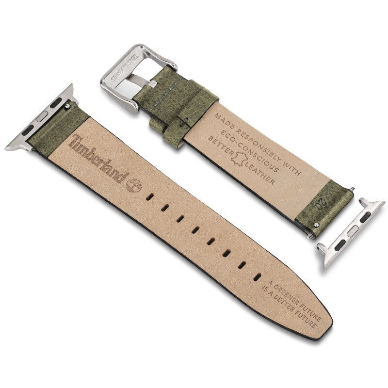 Pulksteņa siksniņa Timberland Strap Barnesbrook L Green Leather SS 22 mm TDOUL0000712 цена и информация | Sieviešu pulksteņi | 220.lv