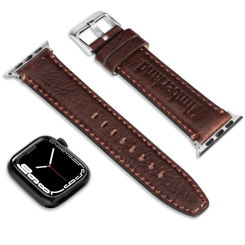 Pulksteņa siksniņa Timberland Strap Barnesbrook L Brown Leather 22 mm TDOUL0000706 цена и информация | Sieviešu pulksteņi | 220.lv