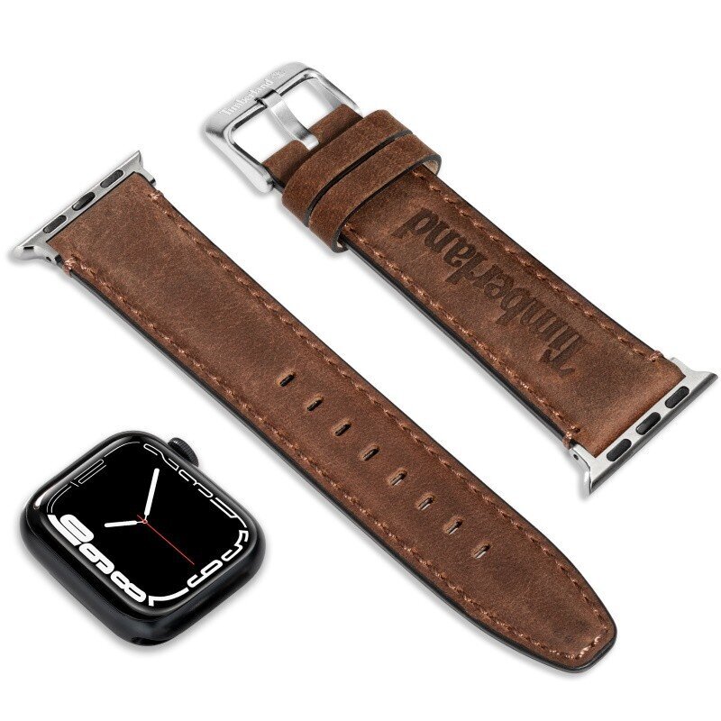 Pulksteņa siksniņa Timberland Strap Barnesbrook L Brown Leather SS 22 mm TDOUL0000704 cena un informācija | Sieviešu pulksteņi | 220.lv