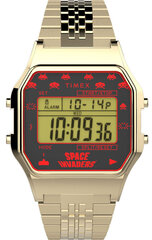 Timex T80 x Space Invaders 34 мм Часы-браслет из нержавеющей стали TW2V30100 цена и информация | Мужские часы | 220.lv