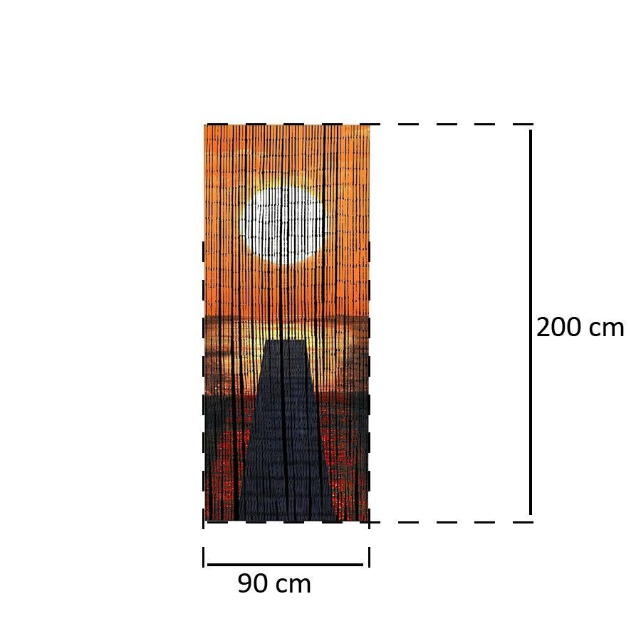 Bambusa aizkars, 90x200 cm, Maximex cena un informācija | Aizkari | 220.lv