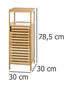 Vannas istabas skapis Sicel, bambuss, 5five Simply Smart цена и информация | Vannas istabas skapīši | 220.lv