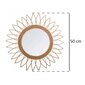 Spogulis apaļš rāmī saules formā, Atmosphera cena un informācija | Spoguļi | 220.lv
