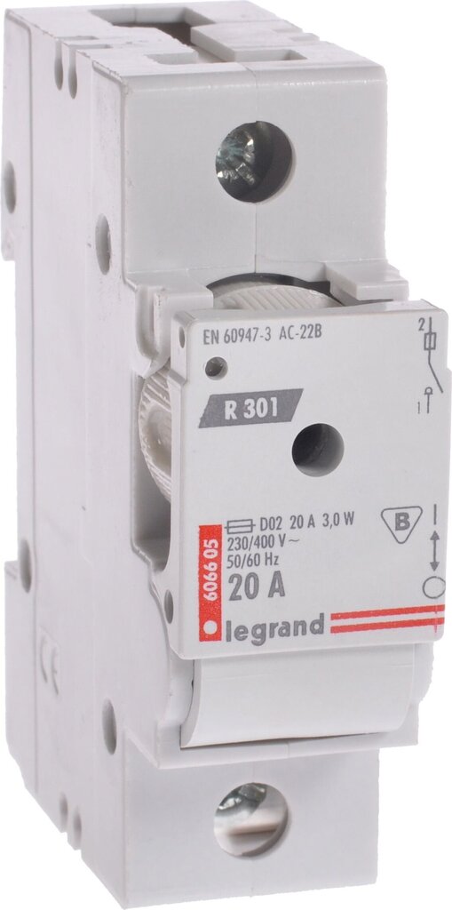 Drošinātāju slēdzis Legrand LE-606605 cena un informācija | Elektrības slēdži, rozetes | 220.lv