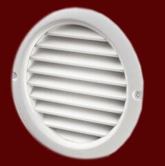 Ventilācijas režģis d100 cena un informācija | Ventilatori vannas istabai | 220.lv