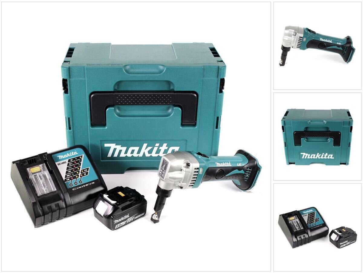 Skārda šķēres Makita DJN 161 RT1J 18V цена и информация | Zāģi, ripzāģi | 220.lv