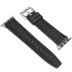 Ремешок для часов TIMBERLAND STRAP BAINBRIDGE L BLACK LEATHER SS 22 mm TDOUL0000402 цена и информация | Женские часы | 220.lv