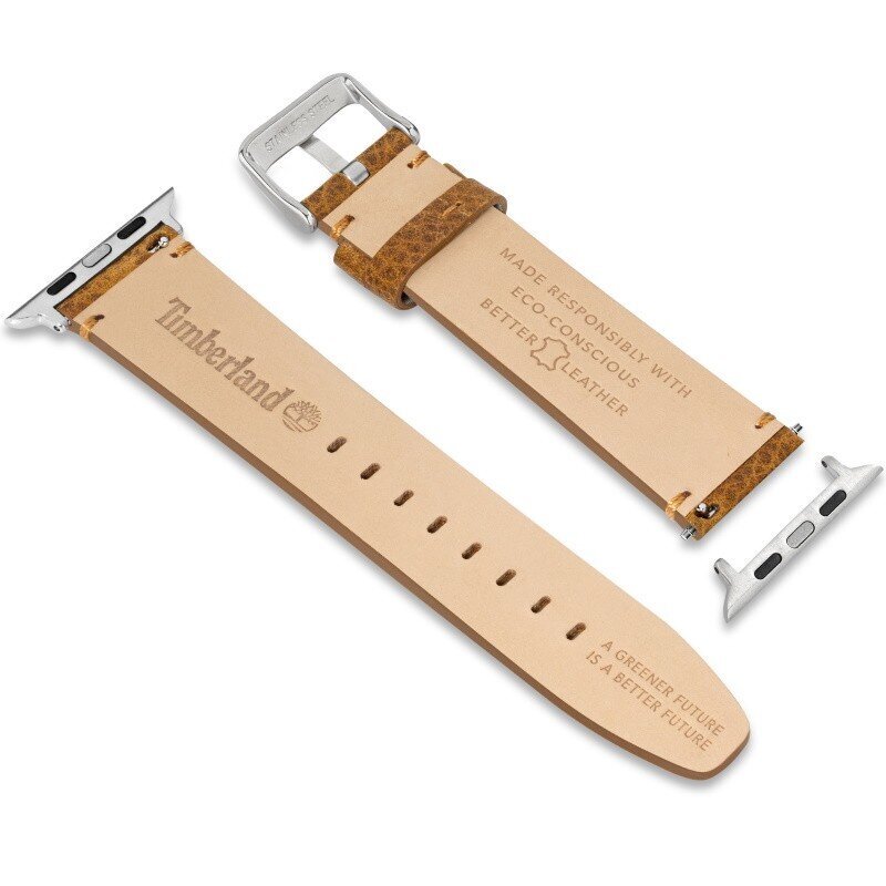 Pulksteņa siksniņa Timberland Strap Ashby L Wheat Leather SS 22 mm TDOUL0000204 cena un informācija | Sieviešu pulksteņi | 220.lv