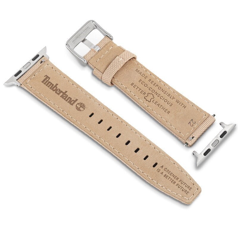 Pulksteņa siksniņa Timberland Strap Sapo L Grey Fabric SS 22 mm TDOUF0000306 cena un informācija | Sieviešu pulksteņi | 220.lv