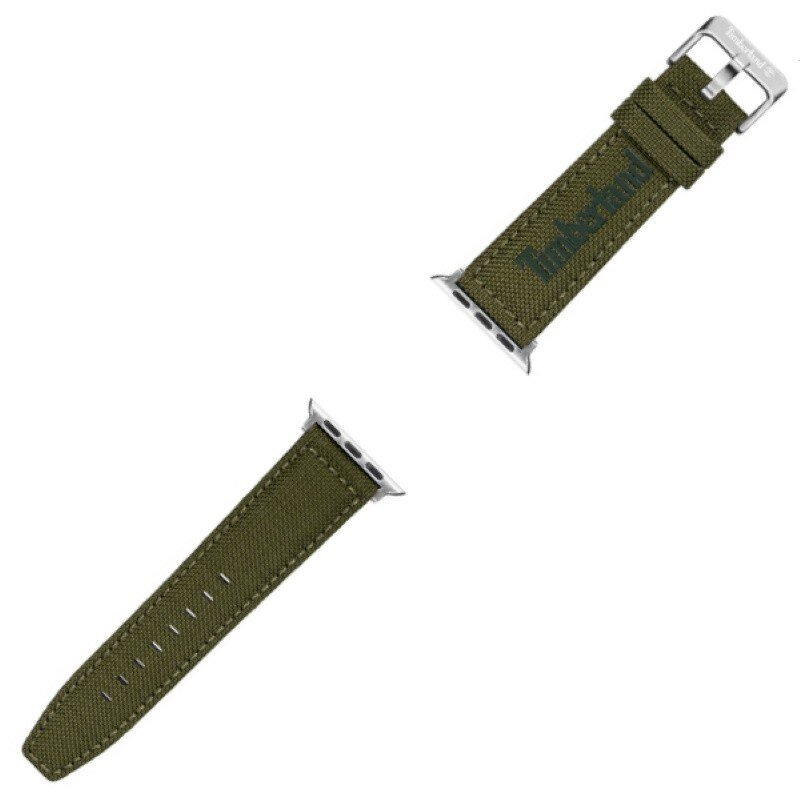 Pulksteņa siksniņa Timberland Strap Sapo L Green Fabric SS 22 mm TDOUF0000304 cena un informācija | Sieviešu pulksteņi | 220.lv