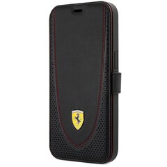 Ferrari FEFLBKP13LRGOK iPhone 13 Pro 6.1" czarny|black book Leather Curved Line цена и информация | Чехлы для телефонов | 220.lv