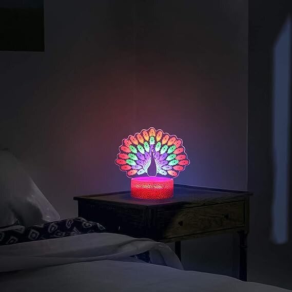 3D LED nakts lampa Whatook cena un informācija | Lampas bērnu istabai | 220.lv